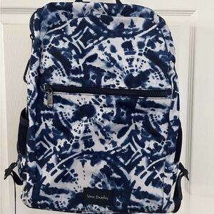 Vera Bradley Blue and White  Backpack (Unisex)